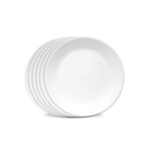 Corelle® Winter Frost White 8.5 Salad Plates. 6-pack