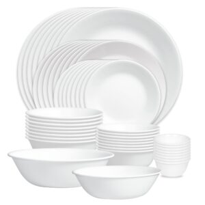 Corelle® Winter Frost White 50-piece Dinnerware Set. Service for 8. EXCLUSIVE