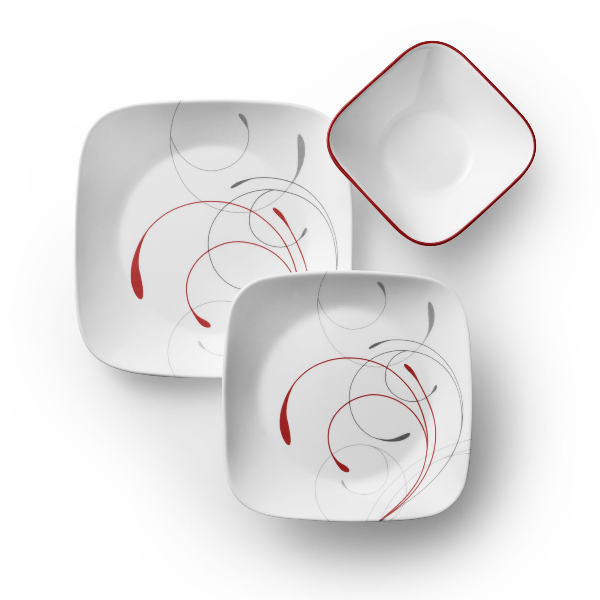 Corelle® Square Splendor 12-piece Dinnerware Set. Service for 4 - Image 4