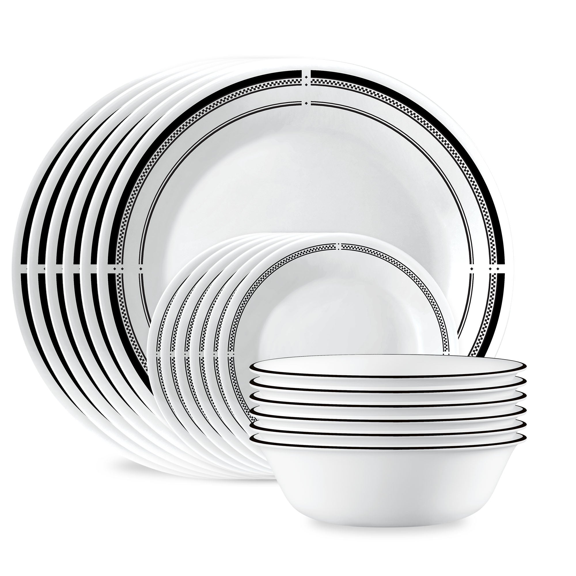 Corelle® Brasserie 18-piece Dinnerware Set. Service for 6