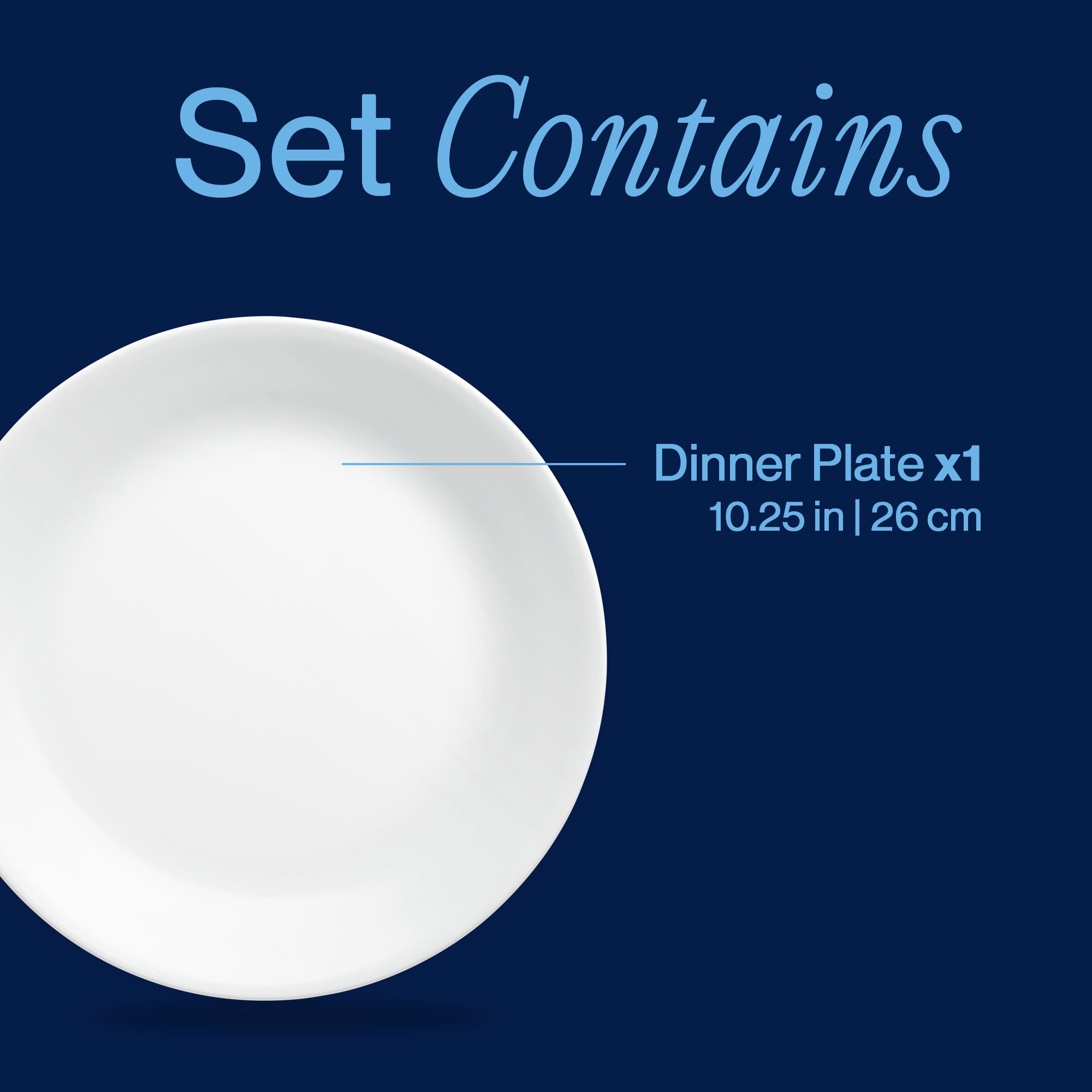 Corelle® Winter Frost White 10.25 Dinner Plates. 6-pack - Image 3