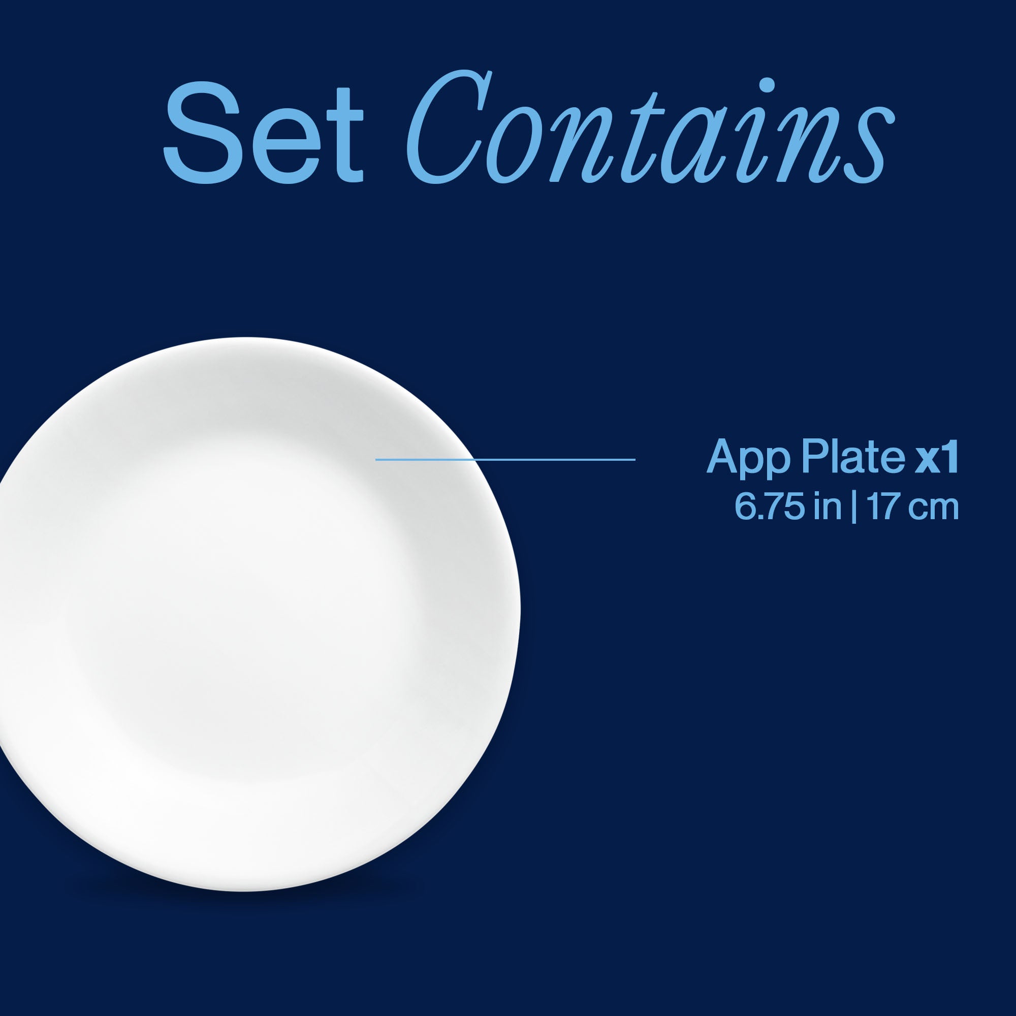 Corelle® Winter Frost White 6.75 Appetizer Plates. 6-pack - Image 3