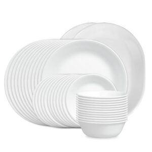 Corelle® Winter Frost White 38-piece Dinnerware Set. Service for 12