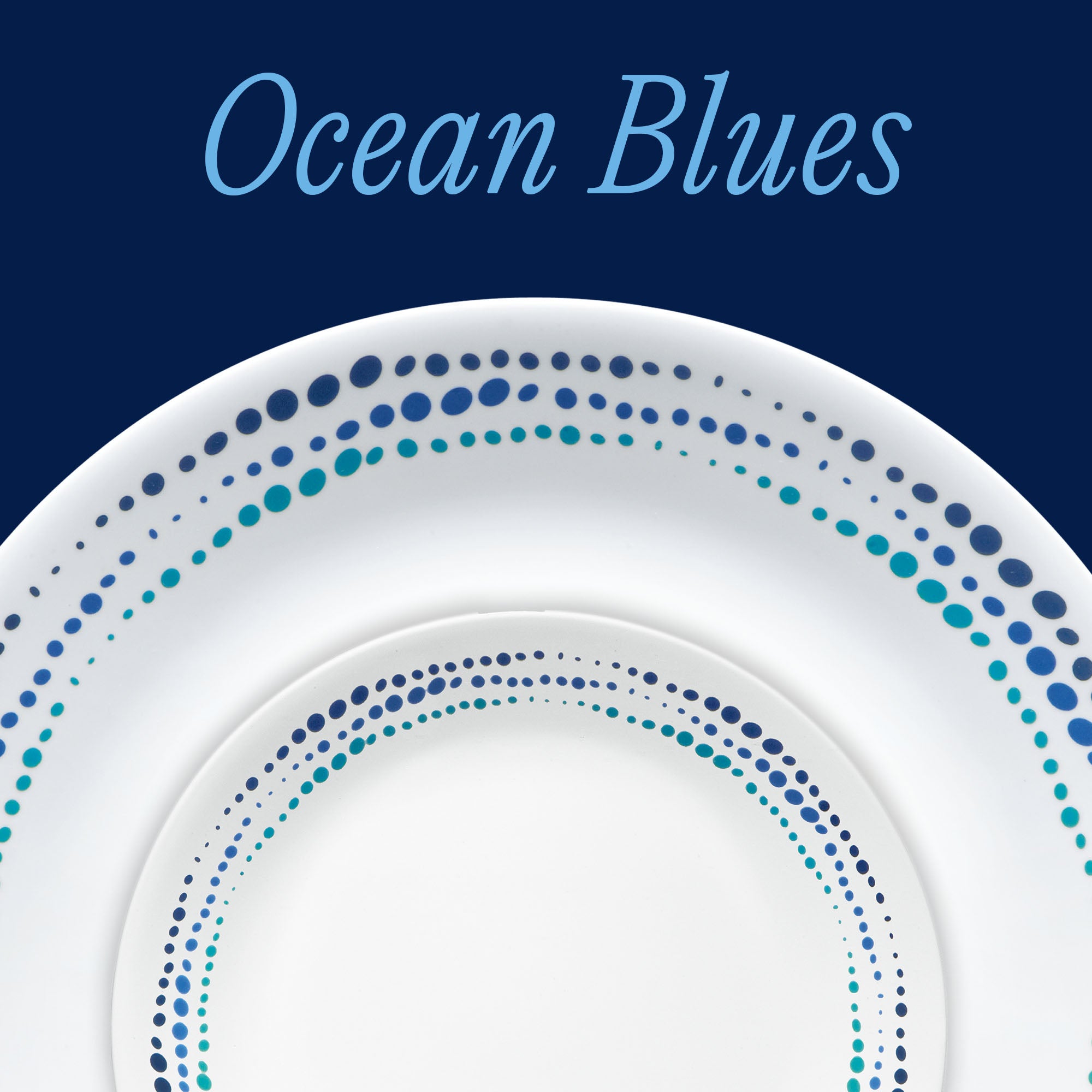 Corelle® Ocean Blues 18-piece Dinnerware Set. Service for 6 - Image 2