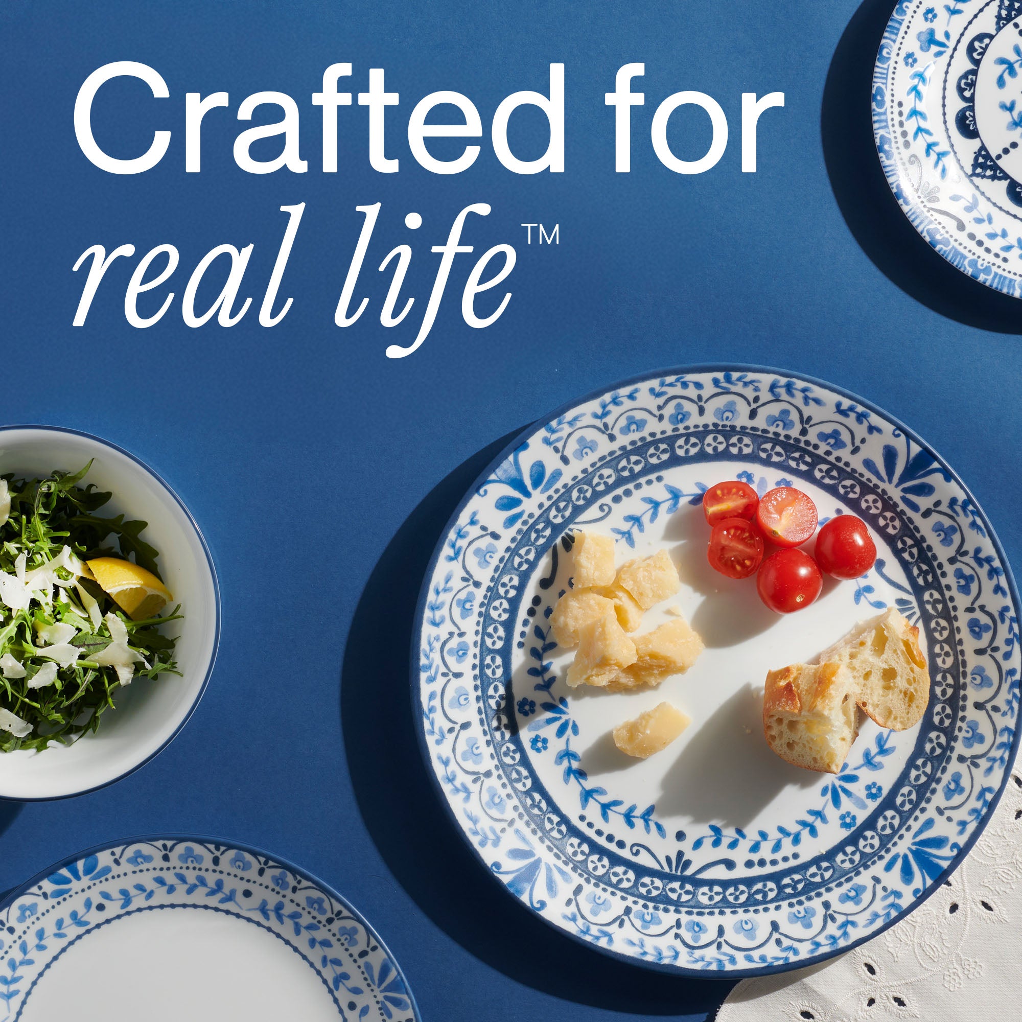 Corelle® Portofino Dinnerware Set – Service for 8 + Soup Bowls - Image 2
