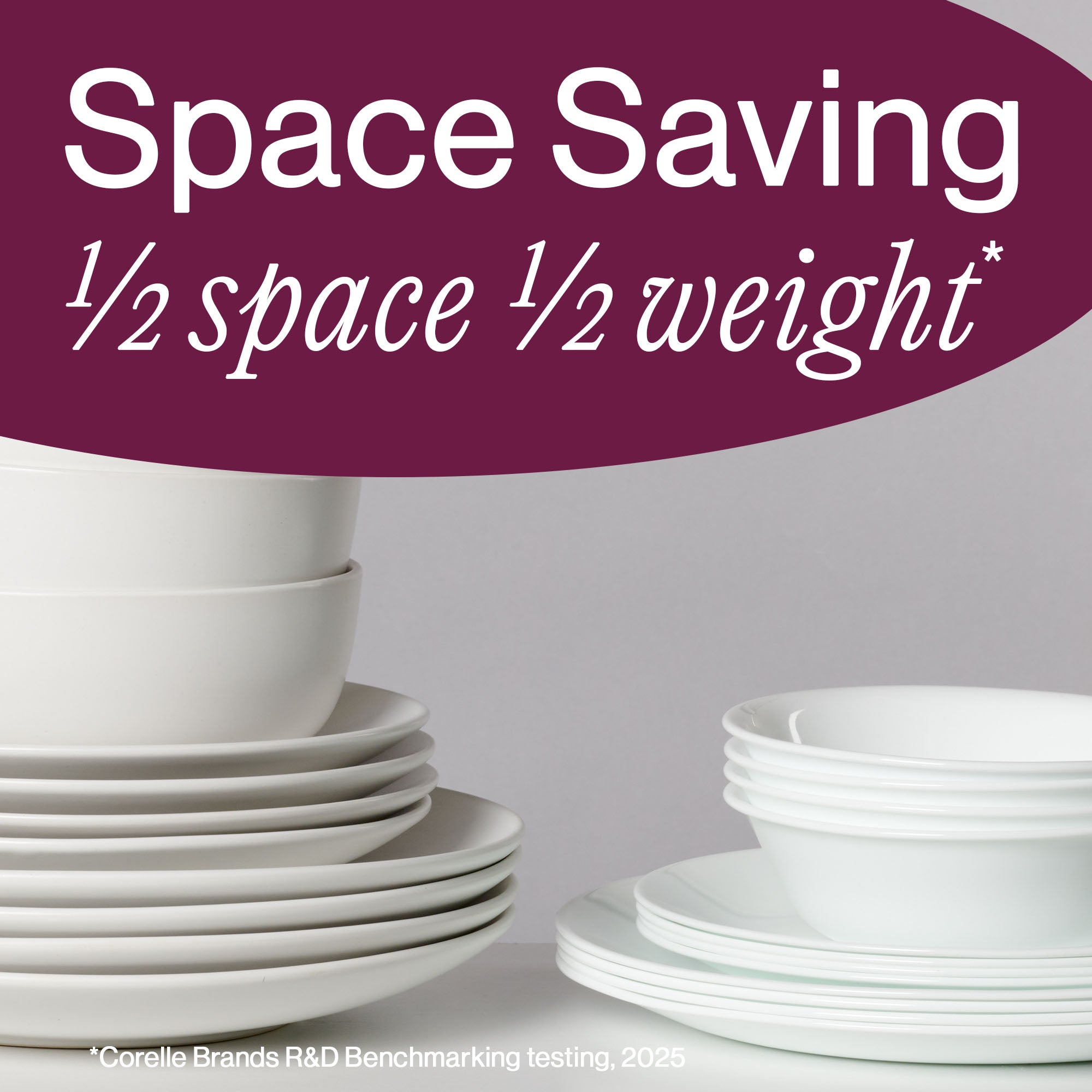 Corelle® Portofino Dinnerware Set – Service for 8 + Soup Bowls - Image 8