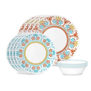 Corelle® Global Collection Terracotta Dreams 12-piece Dinnerware Set. Service for 4