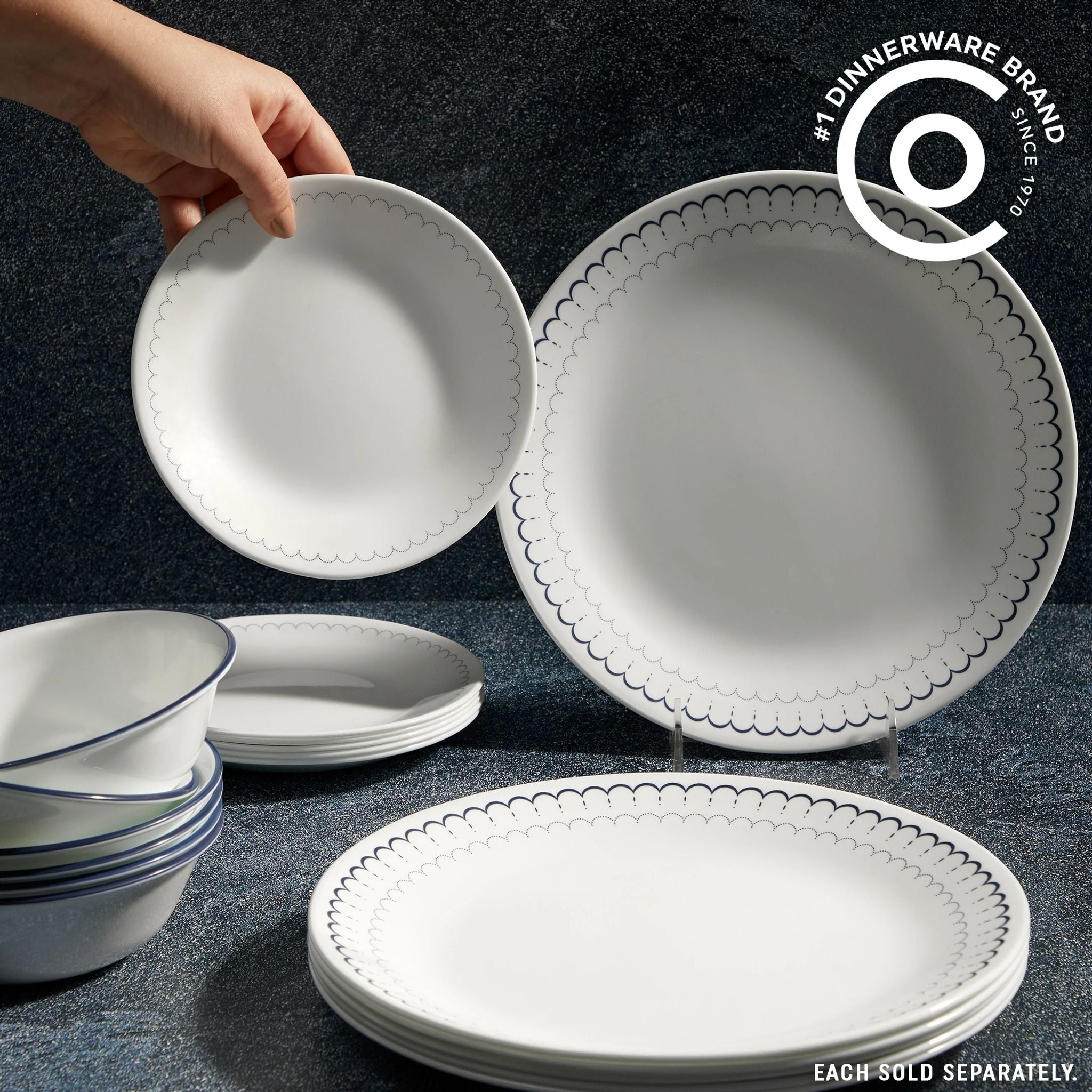 Corelle® Caspian Lace 10.25 Dinner Plates. 6-pack - Image 2
