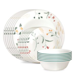 Corelle® Wildflower Scatter 18-piece Dinnerware Set. Service for 6