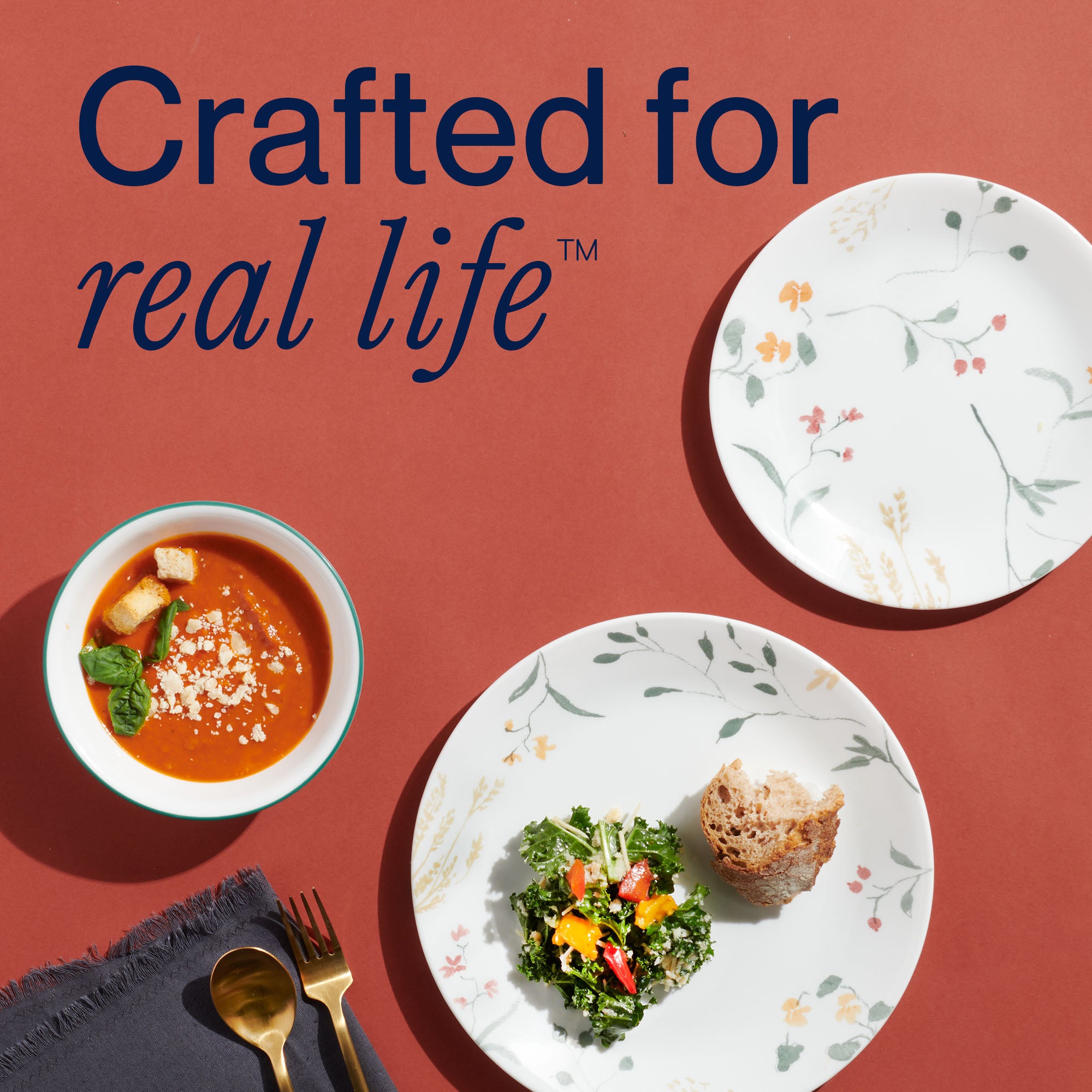 Corelle® Wildflower Scatter 18-piece Dinnerware Set. Service for 6 - Image 7
