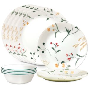 Corelle® Wildflower Scatter 12-piece Dinnerware Set. Service for 4