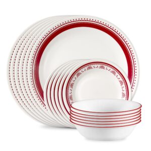 Corelle® Sadie 18-piece Dinnerware Set. Service for 6