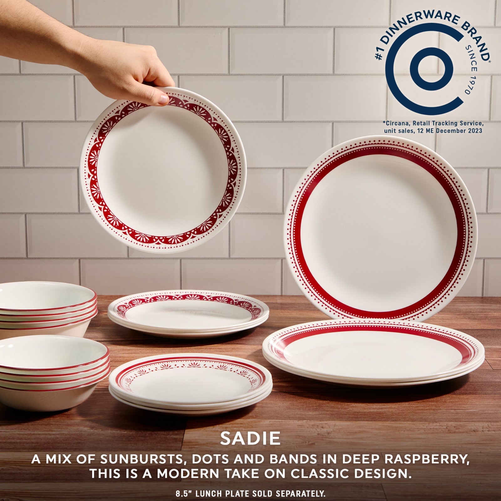 Corelle® Sadie 16-piece Dinnerware Set. Service for 4 - Image 3