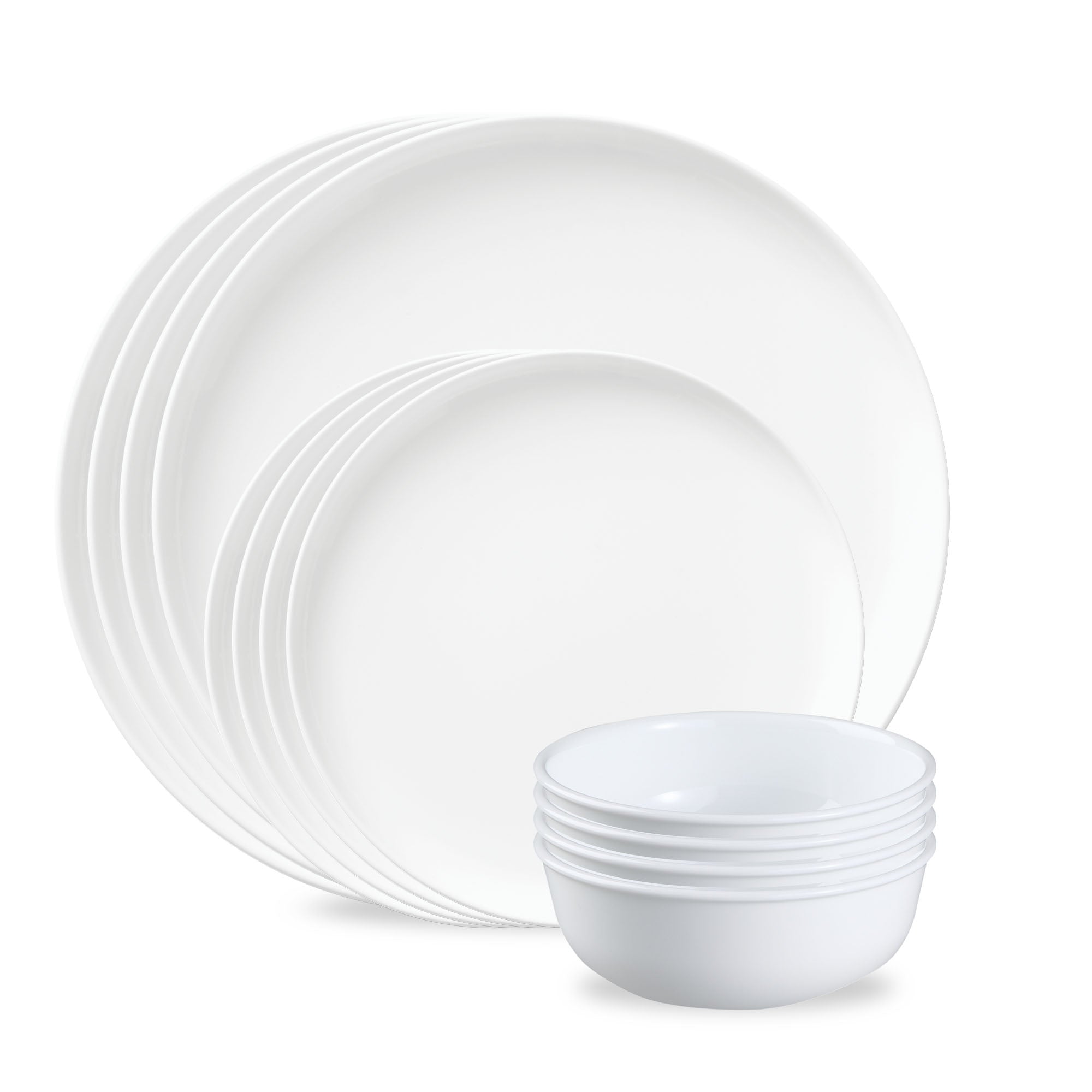 Corelle® Modern Rounds 12-piece Dinnerware Set. Service for 4