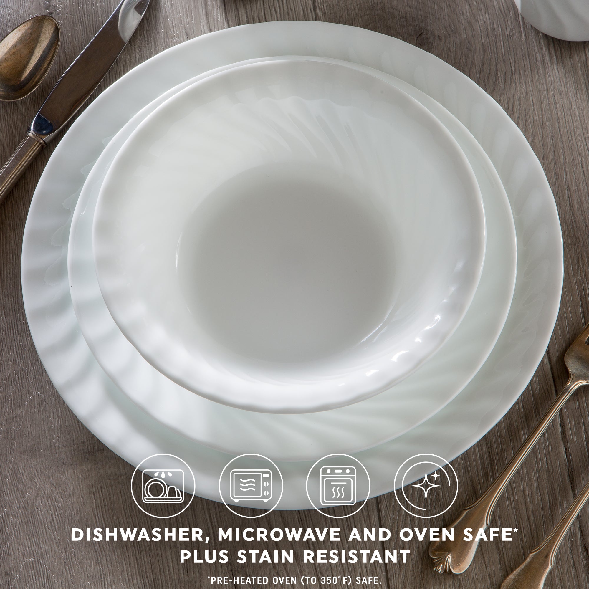 Corelle® Enhancements 12-piece Dinnerware Set. Service for 4 - Image 4