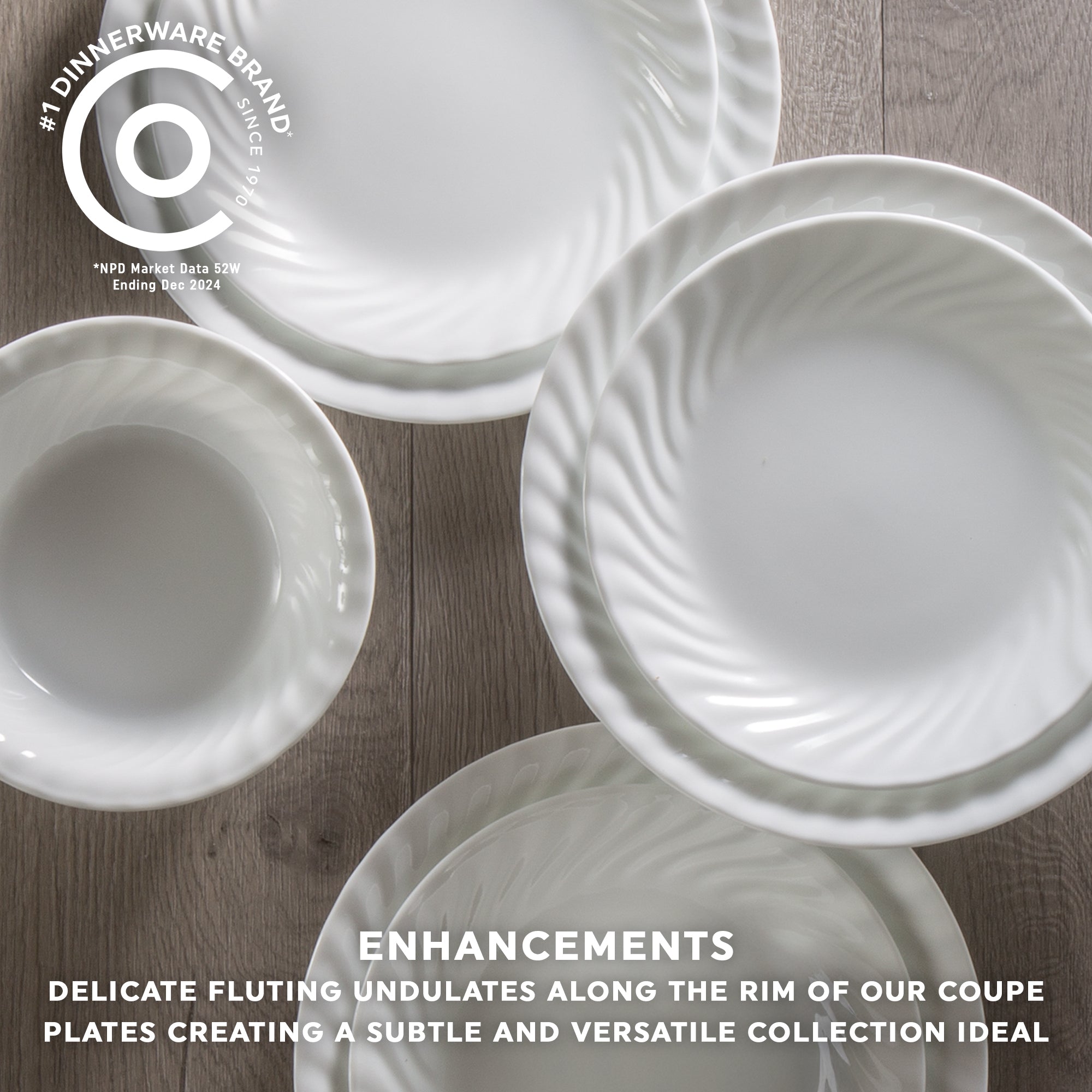 Corelle® Enhancements 10.25 Glass Dinner Plate - Image 2