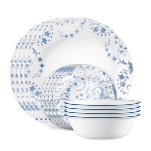 Corelle® Darlington 12-piece Dinnerware Set. Service for 4