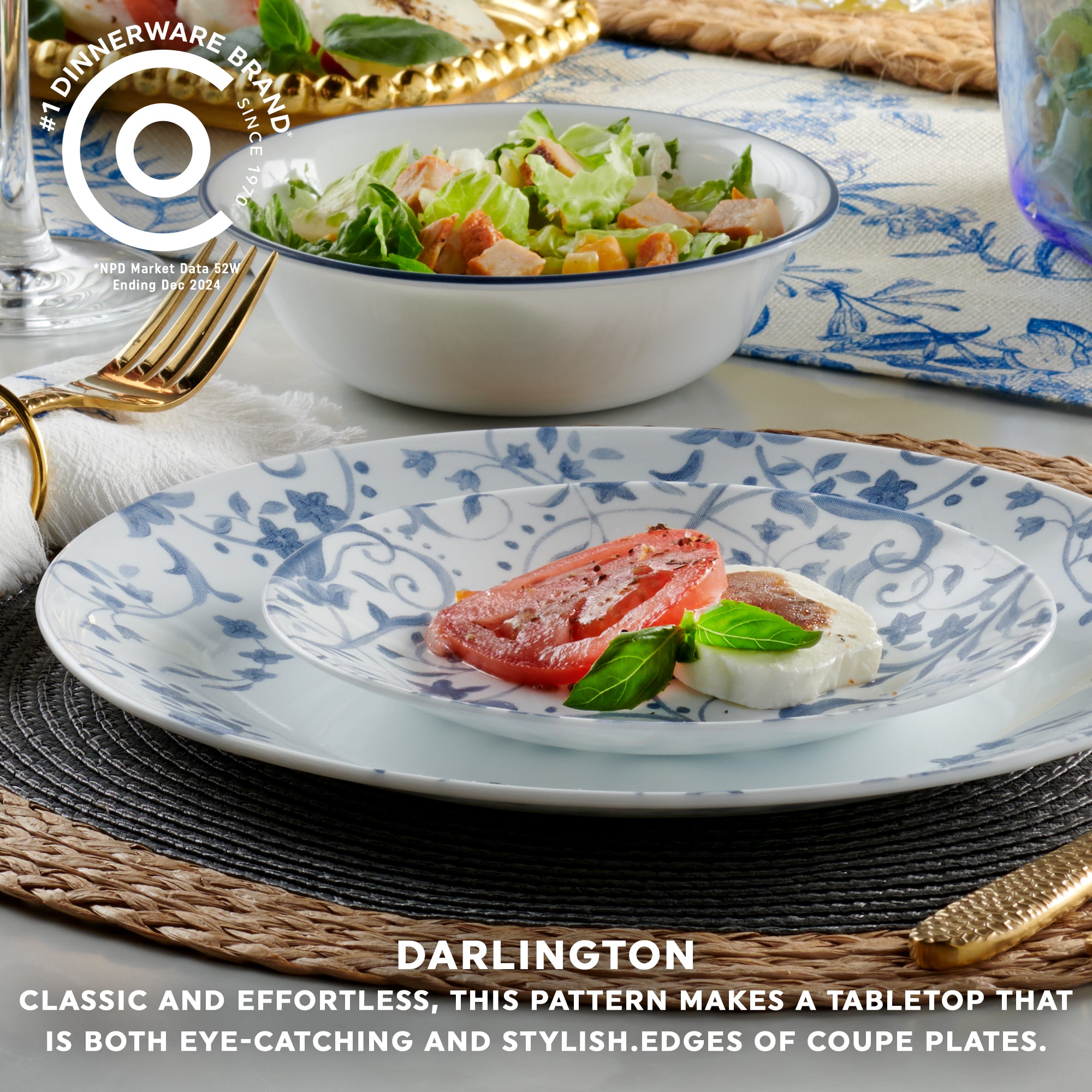 Corelle® Darlington 12-piece Dinnerware Set. Service for 4 - Image 9
