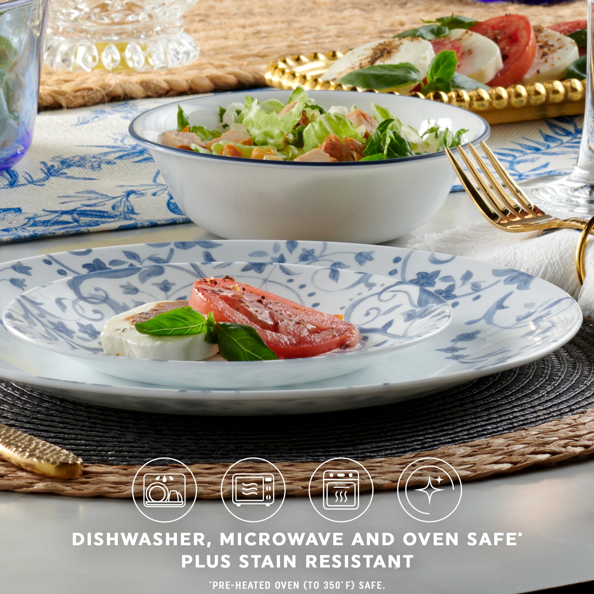 Corelle® Darlington 12-piece Dinnerware Set. Service for 4 - Image 8