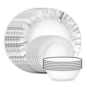 Corelle® Arica 18-piece Dinnerware Set. Service for 6
