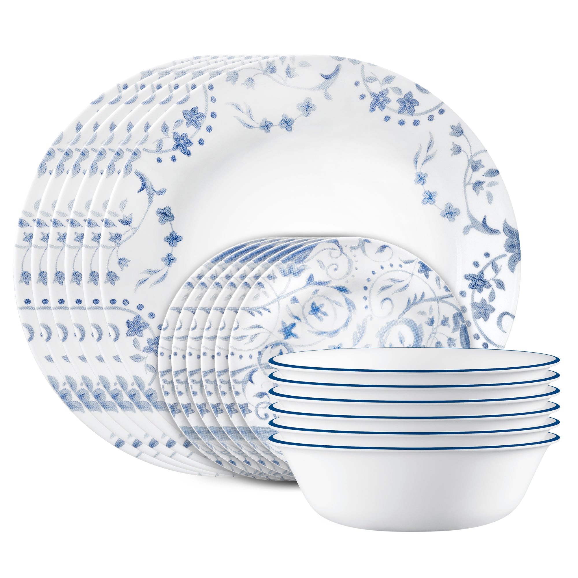 Corelle® Darlington 18-piece Dinnerware Set. Service for 6