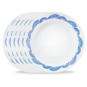 Corelle® Rolling Waves 8.5 Lunch Plate. 6-pack