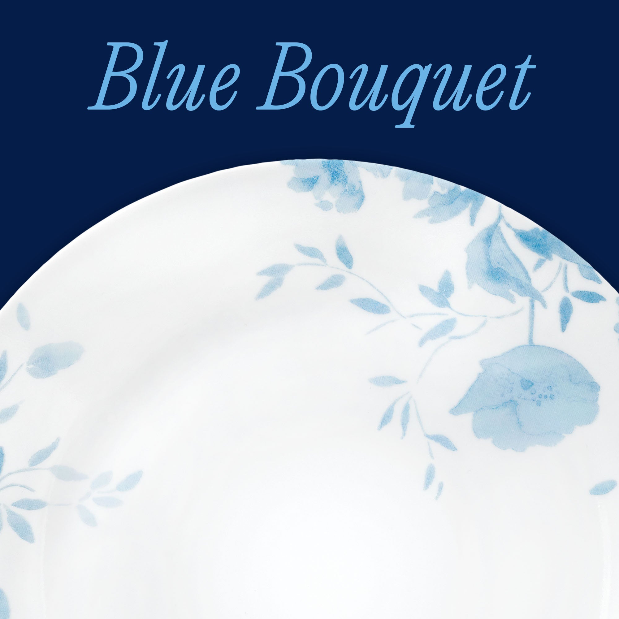 Corelle® Blue Bouquet 18-piece Dinnerware Set. Service for 6 - Image 2