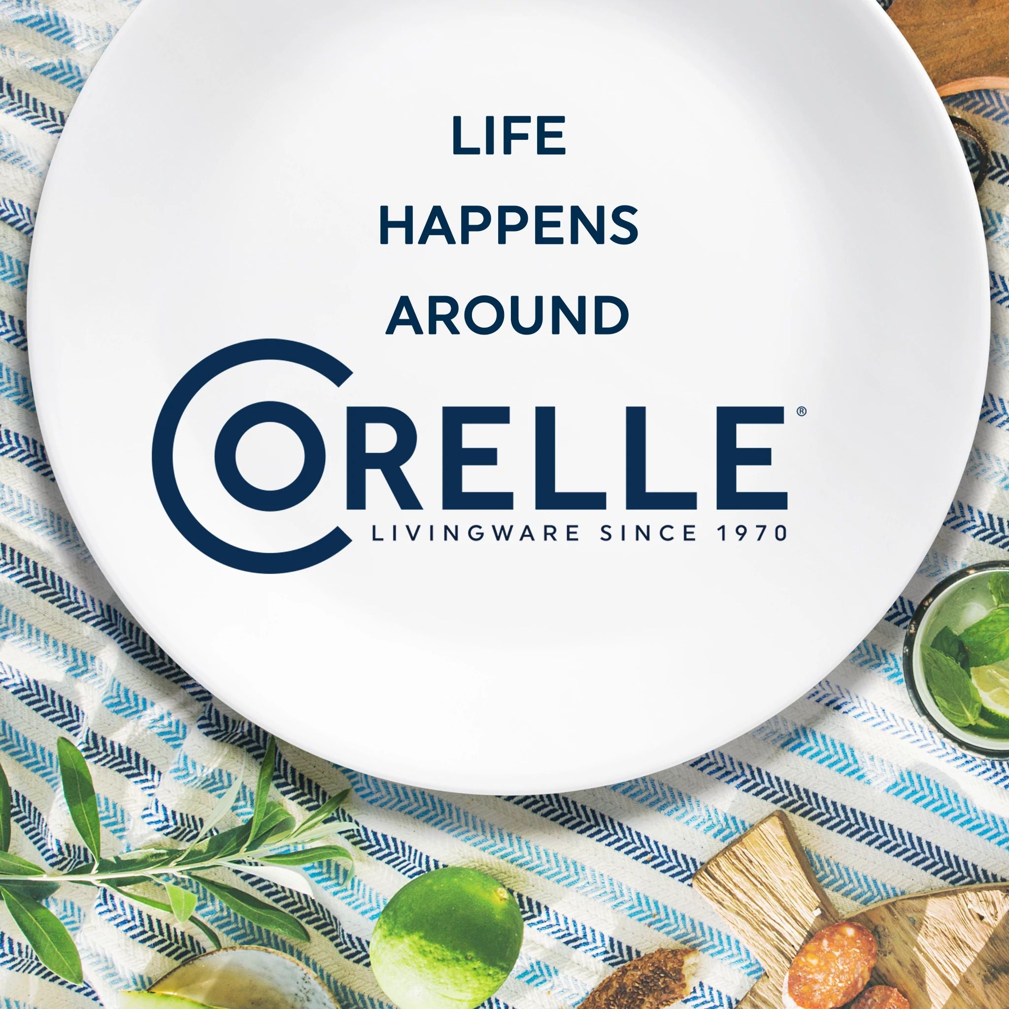 Corelle® Portofino 6.75 Appetizer Plate - Image 6